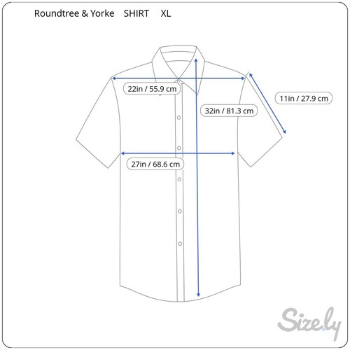Camisa Roundtree Yorke Hawaiana Tropical Para Hombre Manga Corta XL Azul Marino Blanco Algodón - Imagen 5 de 8