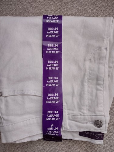 Jeans By Gloria Vanderbilt Amanda NEW Size 14/29 High Rise Tapered Leg Slimming  - Bild 2 von 4