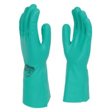 Polyco Nitri?Tech III Green Flock Lined 33cm Nitrile Rubber Glove - Pair of 2