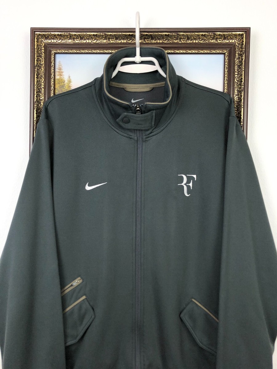 NIKE RFジャケット 2010全米 フェデラー　グレー【Sサイズ】 NIKE RFジャケット 2010全米 フェデラー グレー【Sサイズ