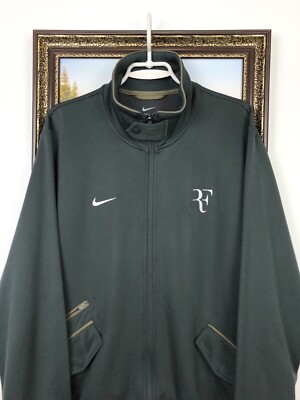 フェデラー 2011ウィンブルドン RFジャケット nike 美品 Nike Roger Federer RF 2011 French Burgundy Tennis Jacket