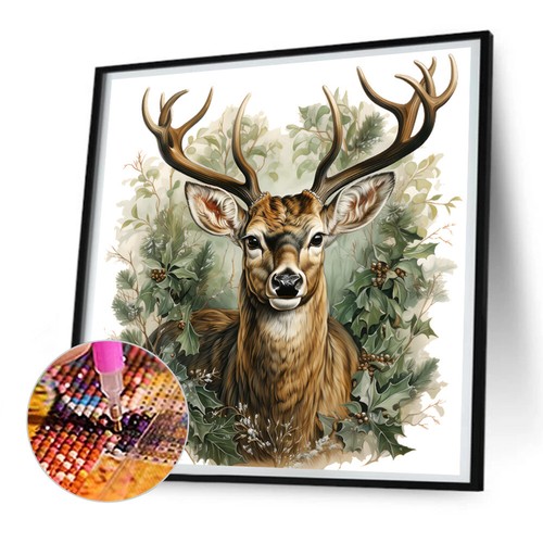 5D DIY Full Round Drill Diamond Painting Elk Animal Kit Home Decor Art Craft DIY - Picture 3 of 204