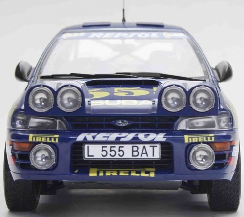 McRae Model car Subaru Impreza 555 1st NZ Rally 1994 Sunstar 5521 diecast 1:18th - Picture 10 of 13