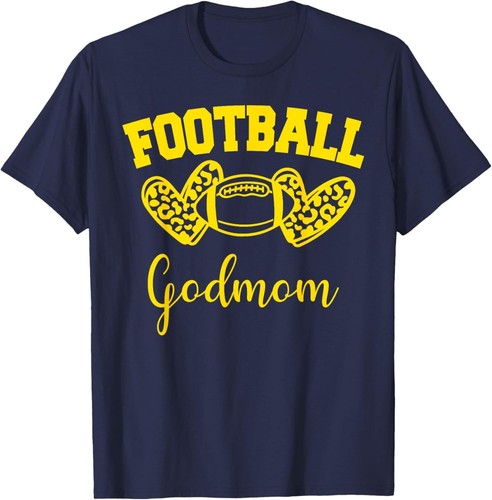 American Football Godmom Football Family Matching T-Shirt Hoodie