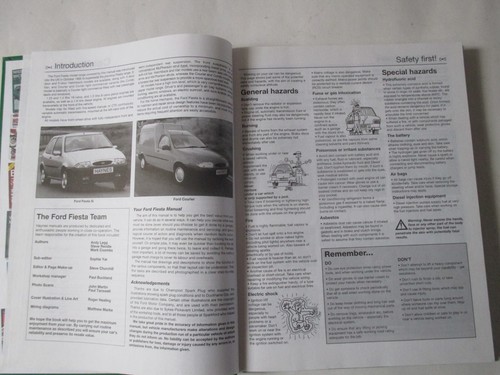 Ford Fiesta 1995/1997 Haynes Workshop Manual Pre-Owned. - Picture 3 of 4