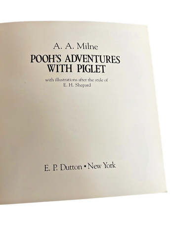Pooh's Adventures With Piglet Sticker Book By A.A. Milne PB 1st Edition 1986 HTF - Imagen 3 de 11