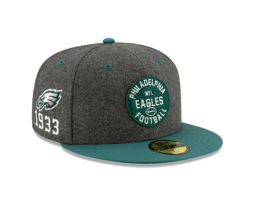 Philadelphia Eagles On-Field 59Fifty Sideline Establishment 1930 Hat- Gray - Picture 1 of 6