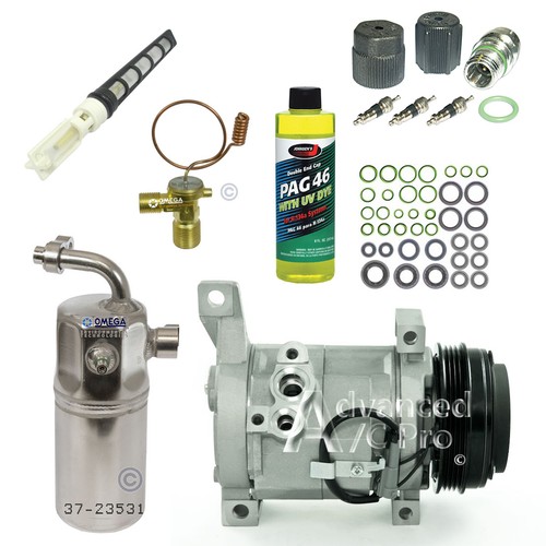 New AC Compressor Kit Fits: 2002 - 2006 Cadillac Escalade V8 5.3L & 6.0L OHV A/C - Picture 1 of 11