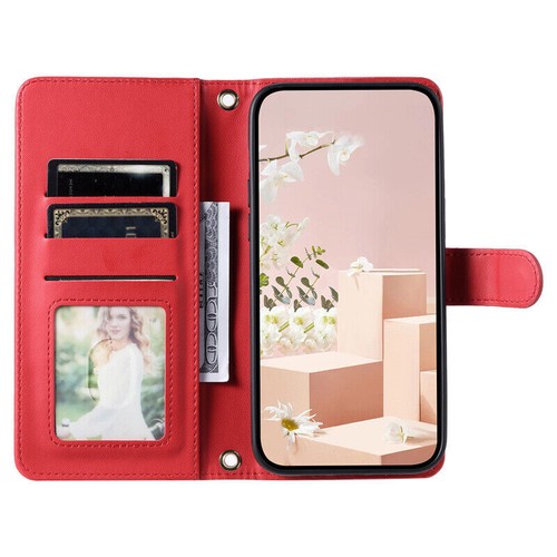 For Samsung Galaxy A24 A34 A54 A56 A36 A26 Flip Leather Case Wallet Card Cover - Picture 46 of 48