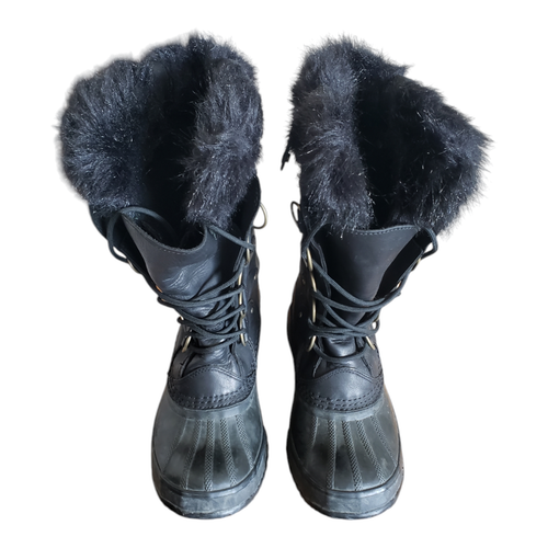 Sorel Joan of Arctic wasserdichte Damenstiefel Quarry schwarz Größe 8 - Bild 5 von 12