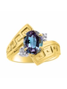 Diamond Halo Diamond /& Green Sapphire Ring Set In Yellow Gold Plated Silver Color Stone Birthstone Ring