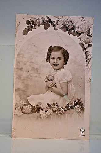 CPA CARTE POSTAL STE SAINTE CATHERINE DENTELLE AJOURE BONNET FILLE GARCON ANCIEN - Imagen 1 de 2