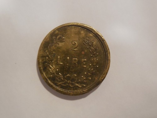 peso monetale 2 lire argento 10 grammi bilancia - Picture 1 of 2