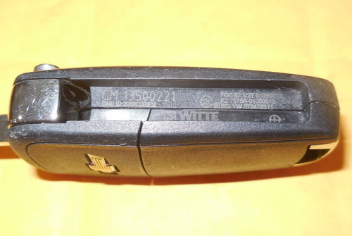 OEM GM CHEVY FLIP KEY SWITCHBLADE KEYLESS REMOTE START FOB TRANSMITTER 13500221 - Picture 4 of 8