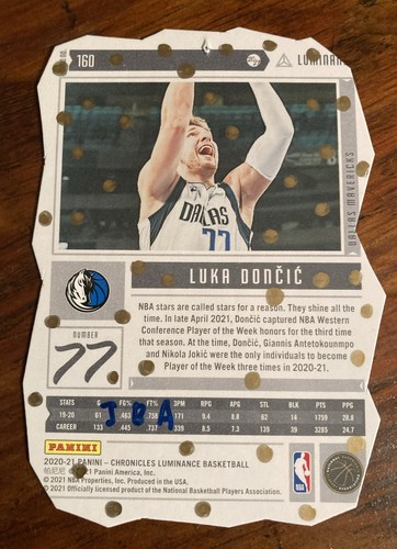 Luka Doncic handmade Luminance Christmas tree ornament - Picture 2 of 2