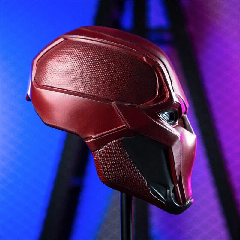 DC Comics Batman Robin Red Hood Helmet Resin Mask Halloween Cosplay Costume Prop - Bild 4 von 4