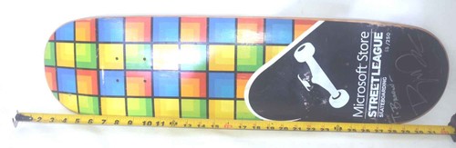 Skateboard Deck Microsoft Street League 31,5" Guter Zustand. - Bild 2 von 4