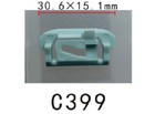 <!--F#f_0-->10x Nylon Fit GM Windshield & Rear Window Reveal Moulding Clip Retainer 1654047<!--F/-->