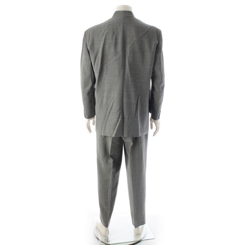 ISSEY MIYAKE wool Mao collar jacket Pants setup slacks ME41-FB005 Gray Green M - Picture 4 of 18