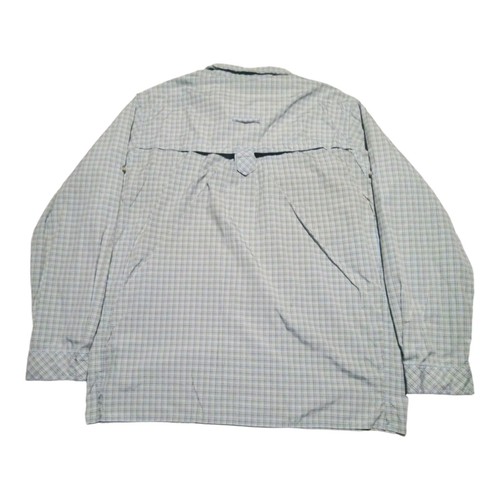 Exofficio Shirt Mens XL Long Sleeve Button Down Teal Green Vented Fishing - Bild 2 von 3