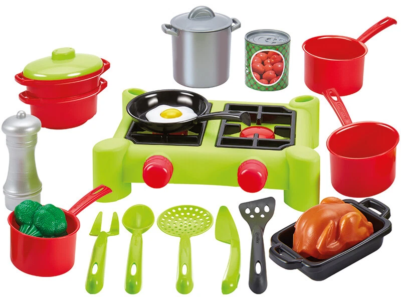 ECOIFFIER Campingkocher mit Töpfen & Geschirr