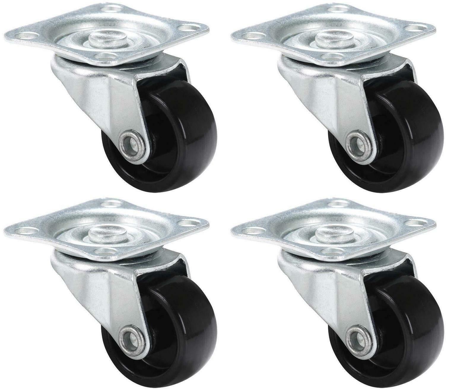 4x Ruedas giratorias rueda loca 50mm muebles plataformas mesas s l1600 - 4x Ruedas giratorias rueda loca 50mm muebles plataformas mesas