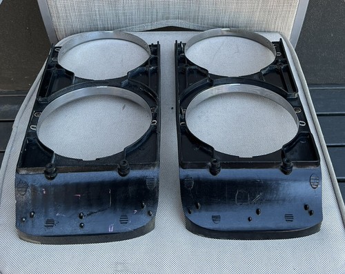 TOYOTA 1971-74 CROWN MS65 COUPE-SEDAN GENUINE TWIN RHS-LHS HEAD-LIGHT SURROUNDS! - Picture 10 of 14