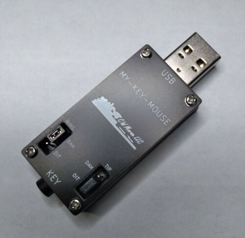 Cootie Single Paddle Morse Klucz kodowy ze stalową podstawą, adapterem USB i 2 kablami - Zdjęcie 2 z 10