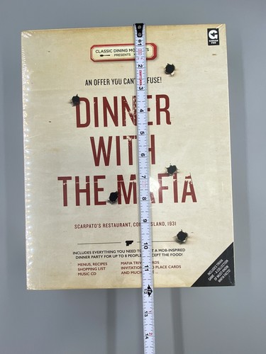 Dinner with the Mafia Mob Themed Dinner Party Kit & Trivia Dining Game & CD NEW - Picture 8 of 9