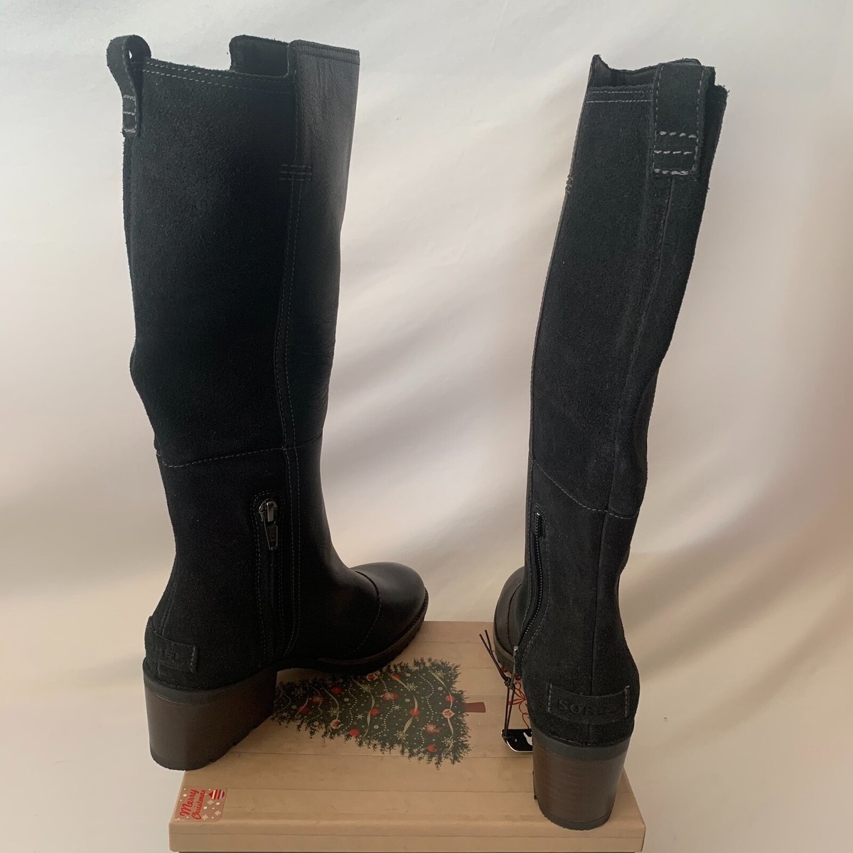 New SOREL knee high Waterproof boots for women s in Sz 5 Black