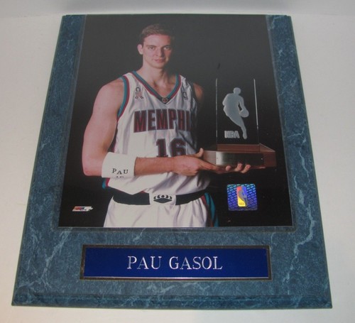 Pau Gasol NBA Memphis Grizzlies ROY 8x10 Basketball Photo Wall Plaque - Picture 2 of 4