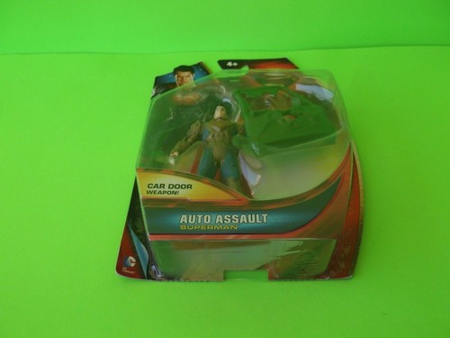 Man of Steel Auto Assault Superman 4"in Figure with Car Door Weapon Mattel 2013 - Picture 7 of 11