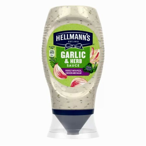 Hellmann's Mayo Variety Pack 4x250g Ajo, Hamburguesa, Chile, Real | Barbacoa y Lote - Imagen 5 de 5