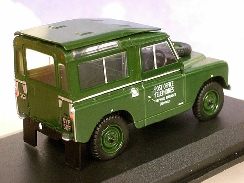 OXFORD 1/43 LAND ROVER SERIES 2 II S2 SWB PO POST OFFICE TELEPHONES 43LR2S003 - Picture 2 of 2
