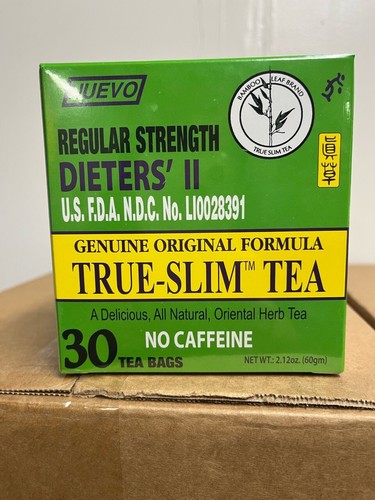 Bamboo Leaf Regular Strength Dieters' II True Slim Tea 30's reduce weigh 真草减肥茶 - Picture 8 of 9