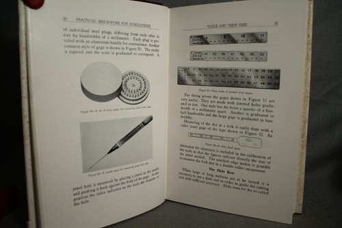 Vintage Book Practical Benchwork for Horologists handbook watch maker tools 1948 - Picture 8 of 9