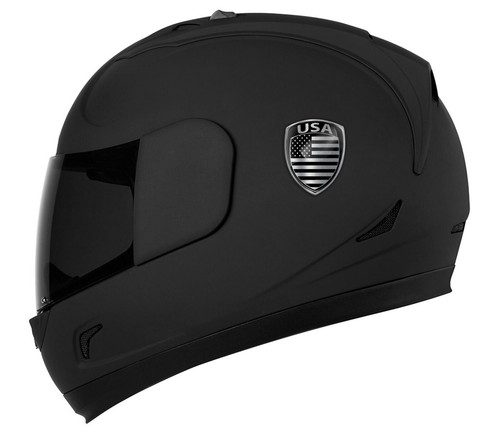 2 x adesivi a cupola gel 3D decalcomania auto casco moto laptop bandiera USA - Foto 3 di 8