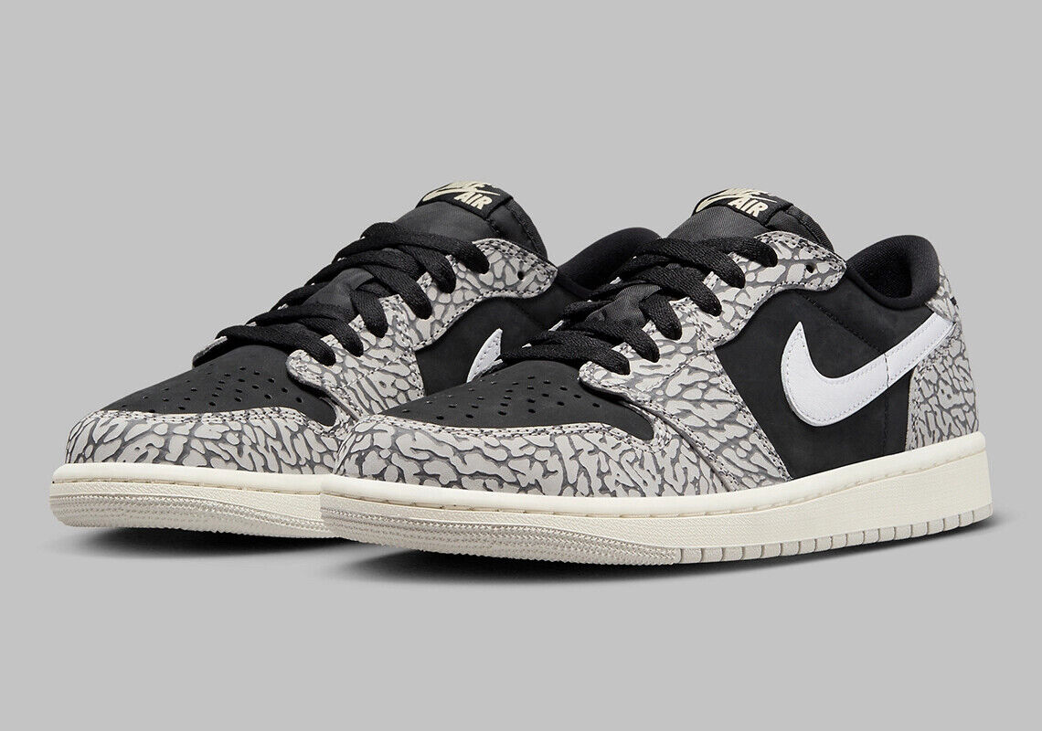 Nike AIR JORDAN 1 LOW OG Black Cement