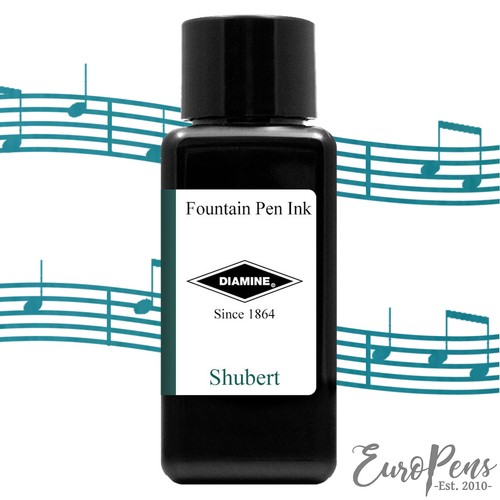 Pluma estilográfica Diamine Music Collection tinta embotellada 30 ml - elige el color - Imagen 5 de 13