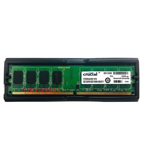 Crucial 20GB 16GB 8GB 4GB 2GB DDR2 800MHz PC2-6400U Desktop PC Memory RAM LOT BT - Picture 9 of 17