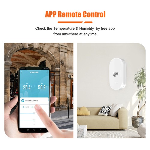 10x Smart ZigBee Wifi Temperature Humidity Sensor MonitorTuya For Google Alexa - Picture 8 of 19
