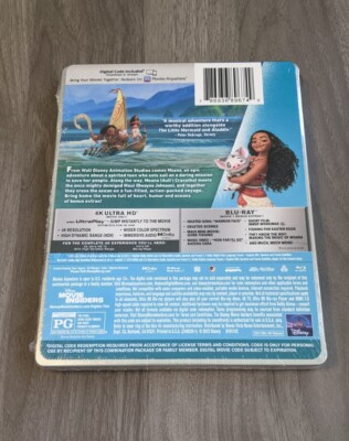 モアナ　スチールブック Amazon.com: Disney's MOANA Steelbook (3D Blu-ray + 2D blu