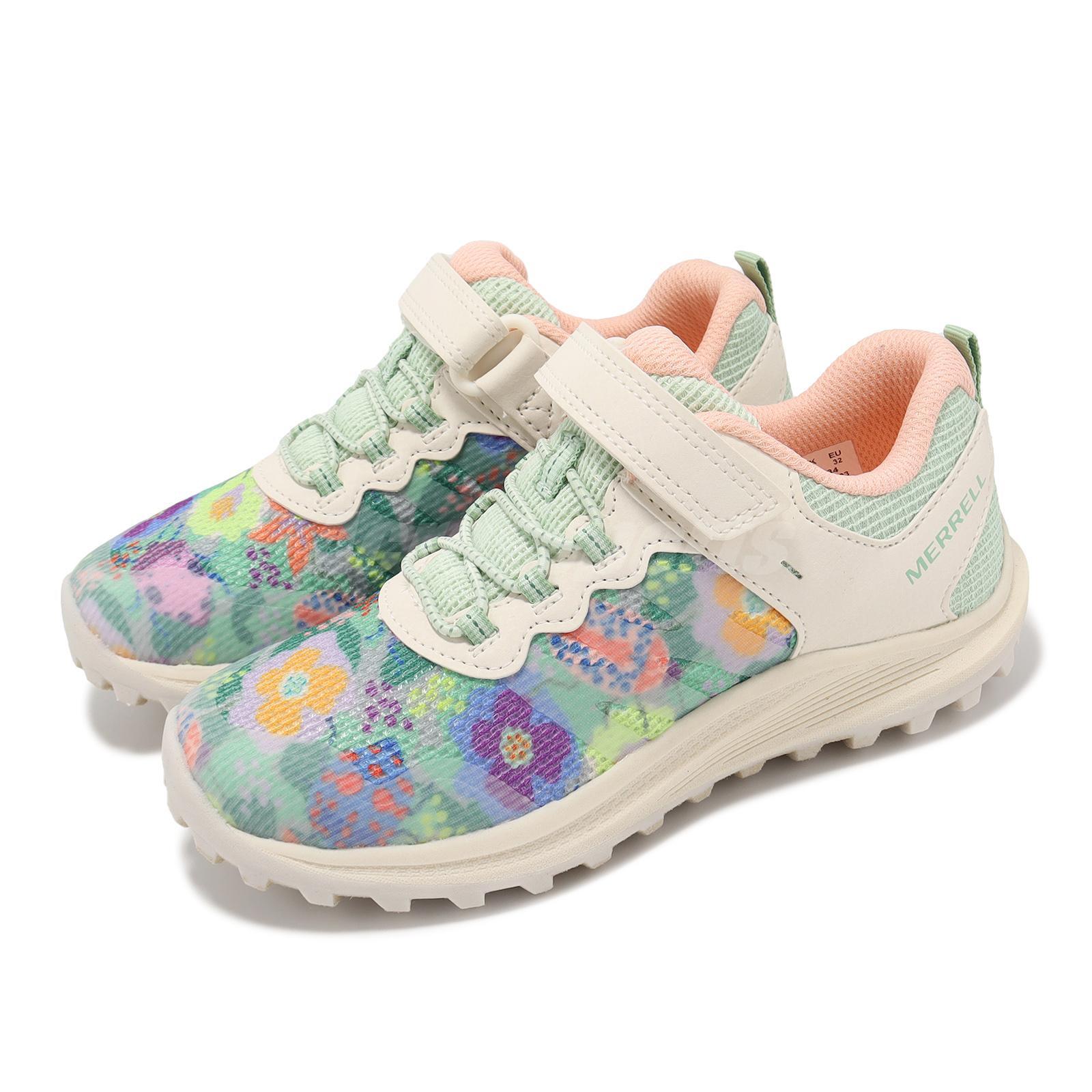 Детские кроссовки Merrell Nova 3 Botanist зелено-бежевого цвета Yiuth Trail MK167684