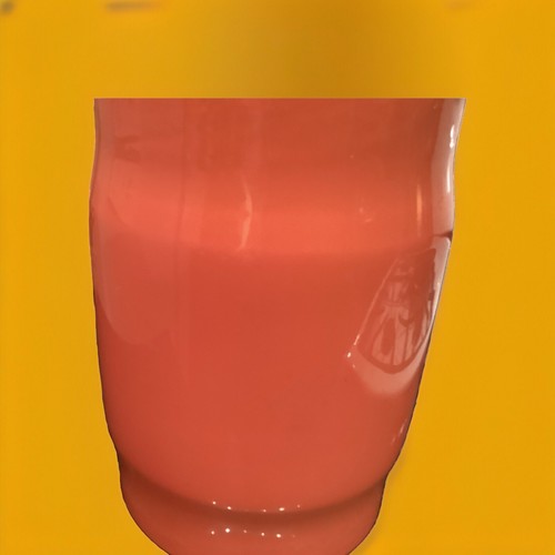 George Briard Vintage Orange Vinyl Ice Bucket  No Handle - Picture 2 of 5