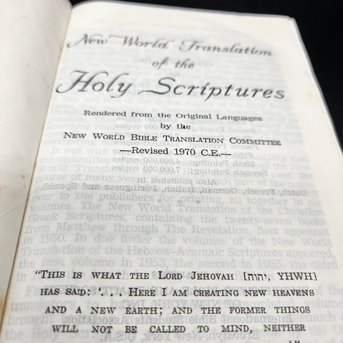 New World Translation Of The Holy Scriptures Hebrew Christian Greek 1970 - Picture 5 of 5
