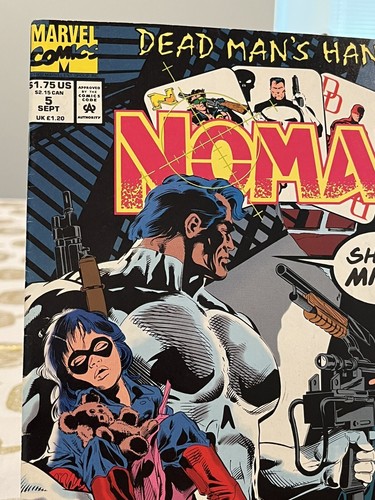 Marvel Comic Nomad #5 Dead Man’s Hand parte 4 Punisher 1992 Spider-Man copertina art - Foto 4 di 9