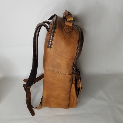 KORCHMAR - Lewis - Luxus klassischer Lederrucksack - braun - Bild 5 von 15