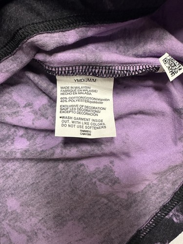 Under Armour Project Rock Brahman Globe Long Sleeve Shirt Youth M Purple EUC - Picture 3 of 4