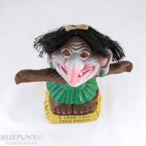 BERRIES I LOVE YOU SO MUCH TROLL NODDER BOBBLEHEAD 1972 RARE VINTAGE - Bild 2 von 6