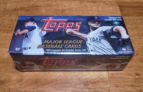 1999 TOPPS MLB Baseball Hobby Set 462 Cards - Factory Sealed - Series 1 & 2 - Picture 1 of 4